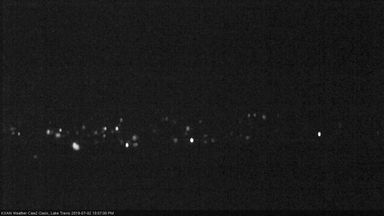 Lake Travis webcam, July 2, 2019 9:10 PM CT