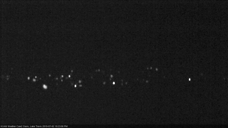 Lake Travis webcam, July 2, 2019 9:25 PM CT