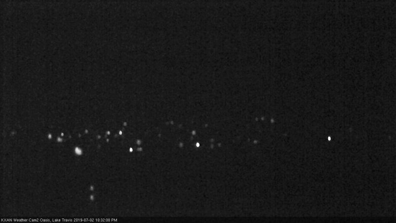 Lake Travis webcam, July 2, 2019 9:35 PM CT