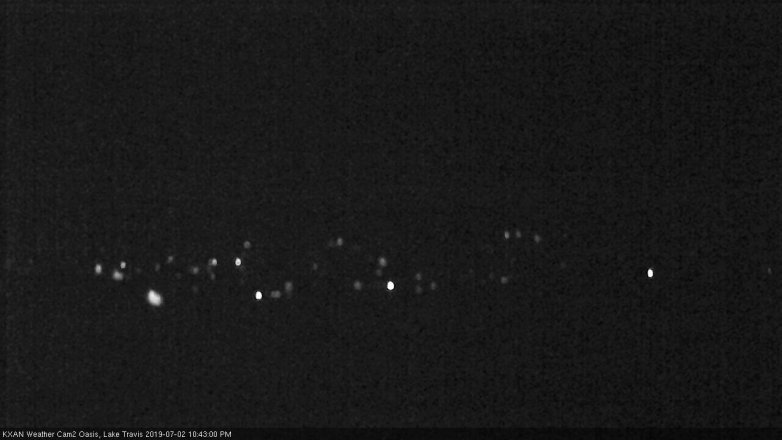 Lake Travis webcam, July 2, 2019 9:45 PM CT