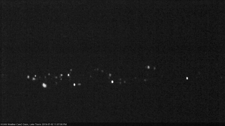 Lake Travis webcam, July 2, 2019 10:10 PM CT