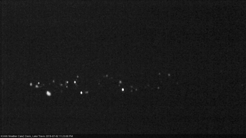 Lake Travis webcam, July 2, 2019 10:25 PM CT
