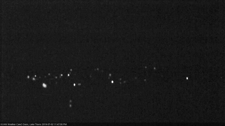 Lake Travis webcam, July 2, 2019 10:50 PM CT