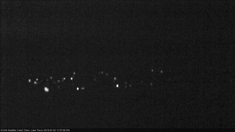 Lake Travis webcam, July 2, 2019 11:00 PM CT