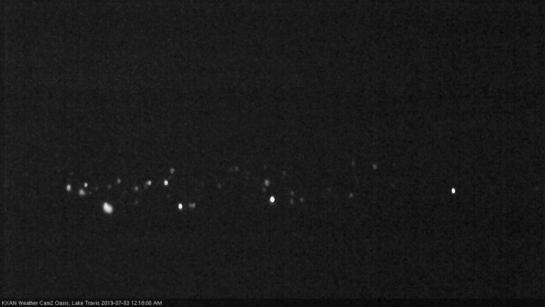 Lake Travis webcam, July 2, 2019 11:20 PM CT