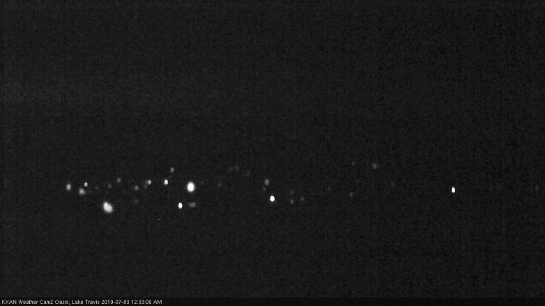 Lake Travis webcam, July 2, 2019 11:35 PM CT