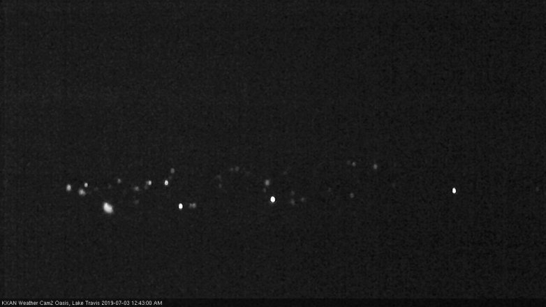 Lake Travis webcam, July 2, 2019 11:45 PM CT