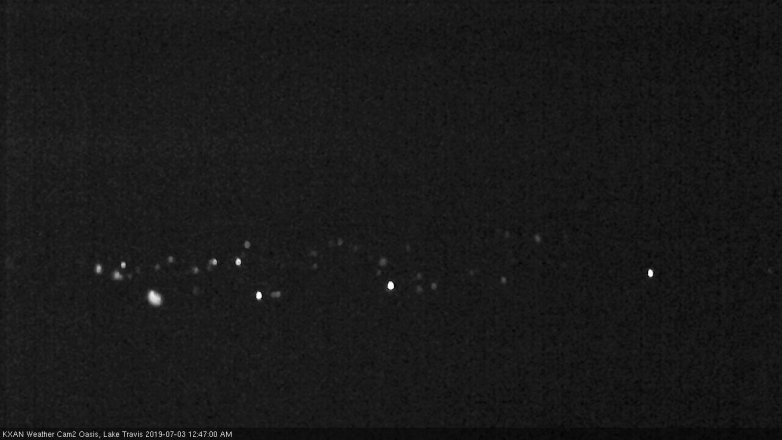 Lake Travis webcam, July 2, 2019 11:50 PM CT