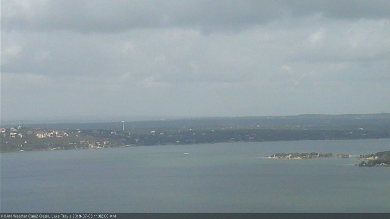 Lake Travis webcam, July 3, 2019 10:05 AM CT