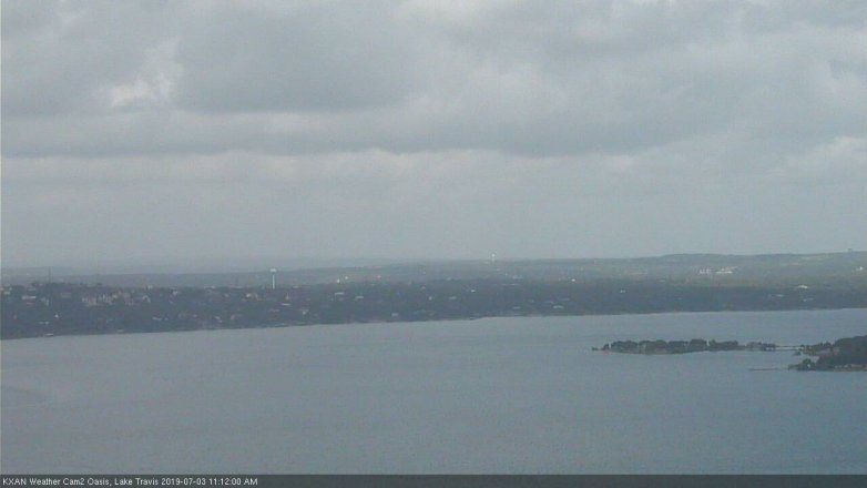 Lake Travis webcam, July 3, 2019 10:15 AM CT