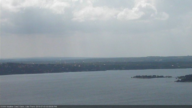 Lake Travis webcam, July 3, 2019 3:00 PM CT