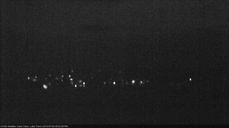 Lake Travis webcam, July 3, 2019 8:35 PM CT