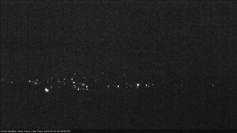 Lake Travis webcam, July 3, 2019 8:40 PM CT