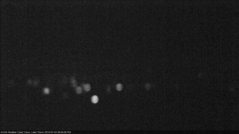 Lake Travis webcam, July 3, 2019 8:50 PM CT