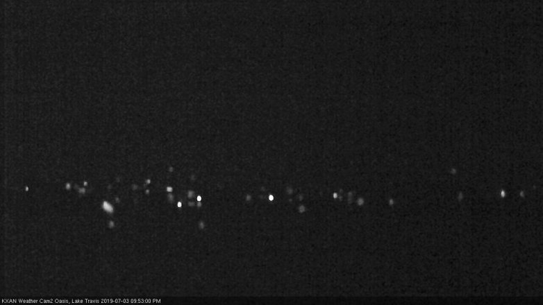 Lake Travis webcam, July 3, 2019 8:55 PM CT
