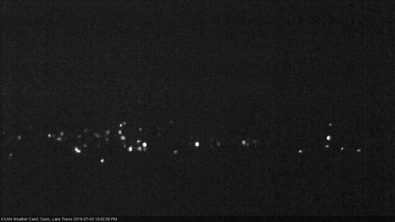 Lake Travis webcam, July 3, 2019 9:05 PM CT