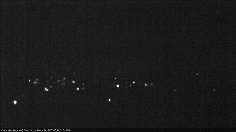 Lake Travis webcam, July 3, 2019 9:35 PM CT