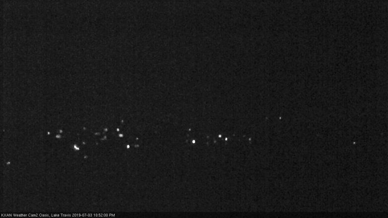Lake Travis webcam, July 3, 2019 9:55 PM CT