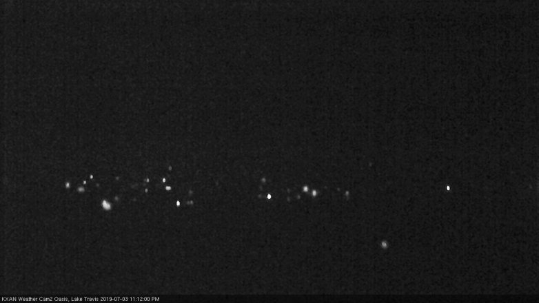 Lake Travis webcam, July 3, 2019 10:15 PM CT