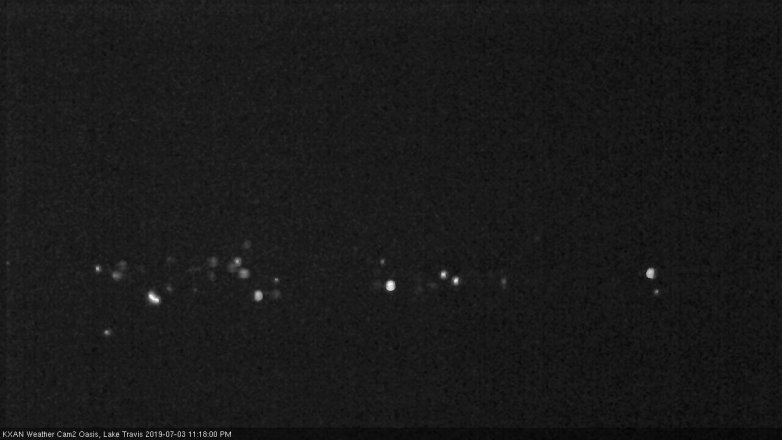 Lake Travis webcam, July 3, 2019 10:20 PM CT