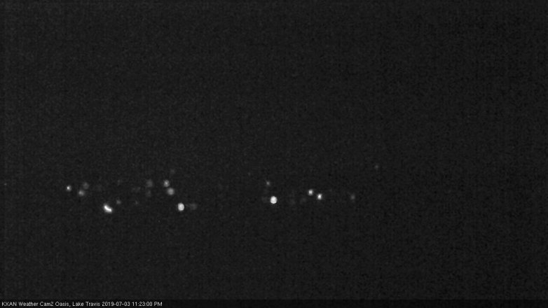 Lake Travis webcam, July 3, 2019 10:25 PM CT