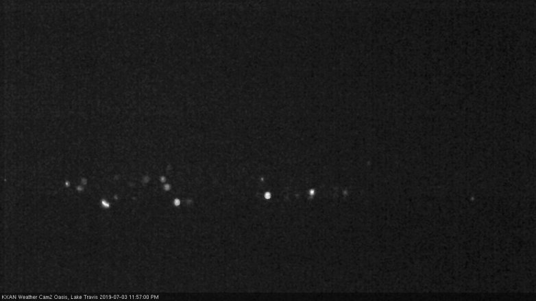 Lake Travis webcam, July 3, 2019 11:00 PM CT