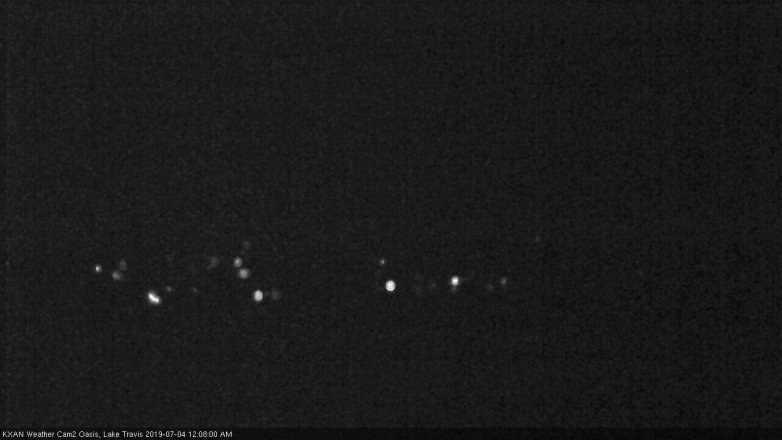 Lake Travis webcam, July 3, 2019 11:10 PM CT