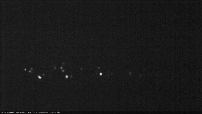 Lake Travis webcam, July 3, 2019 11:30 PM CT