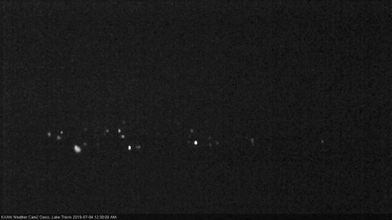 Lake Travis webcam, July 3, 2019 11:40 PM CT