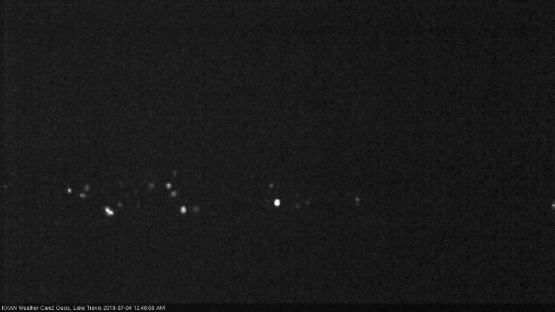 Lake Travis webcam, July 3, 2019 11:50 PM CT