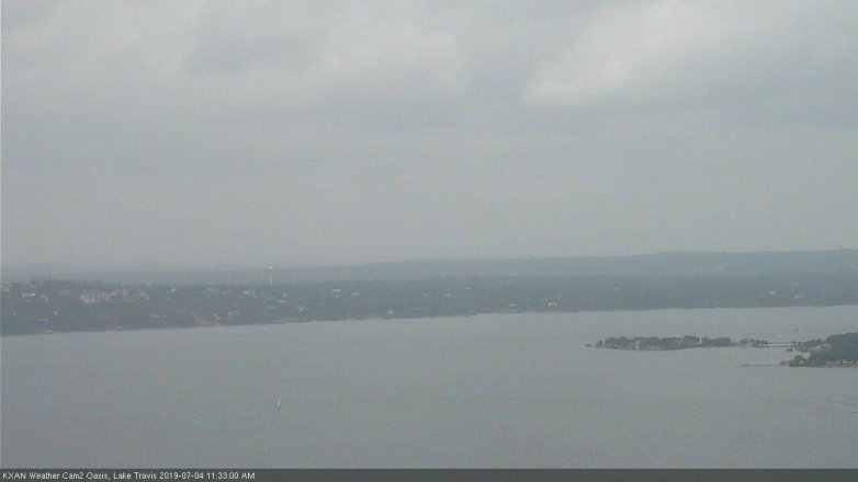 Lake Travis webcam, July 4, 2019 10:35 AM CT