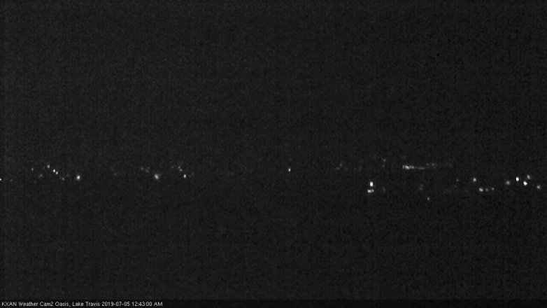 Lake Travis webcam, July 4, 2019 11:45 PM CT
