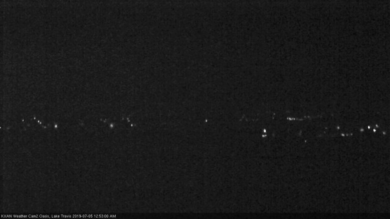 Lake Travis webcam, July 4, 2019 11:55 PM CT