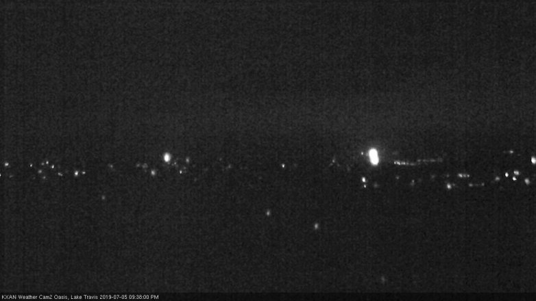 Lake Travis webcam, July 5, 2019 8:40 PM CT