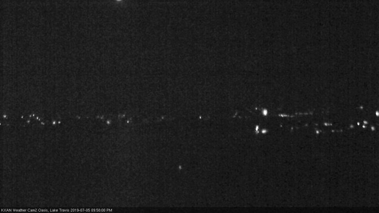 Lake Travis webcam, July 5, 2019 9:00 PM CT