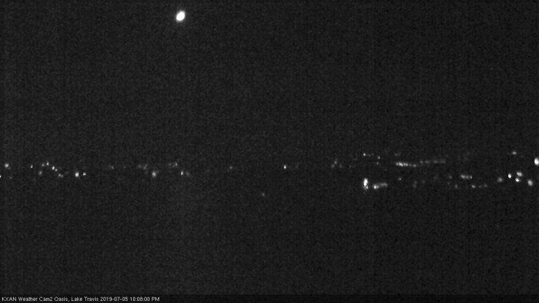Lake Travis webcam, July 5, 2019 9:10 PM CT