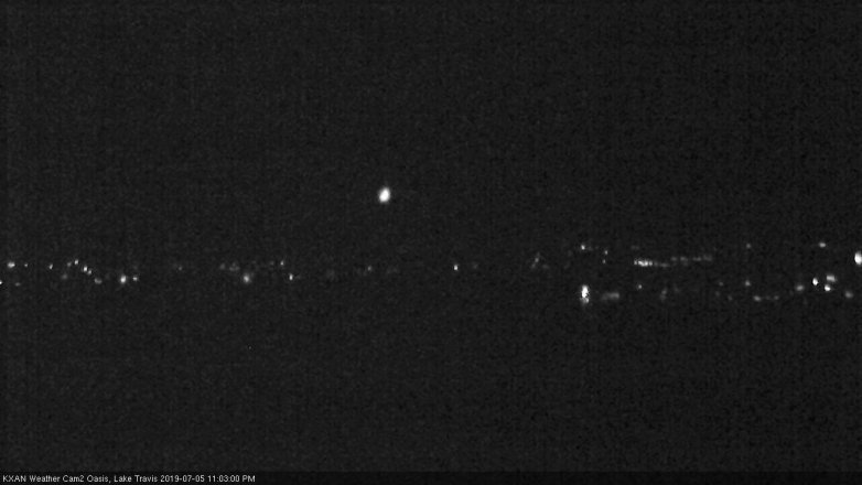 Lake Travis webcam, July 5, 2019 10:05 PM CT