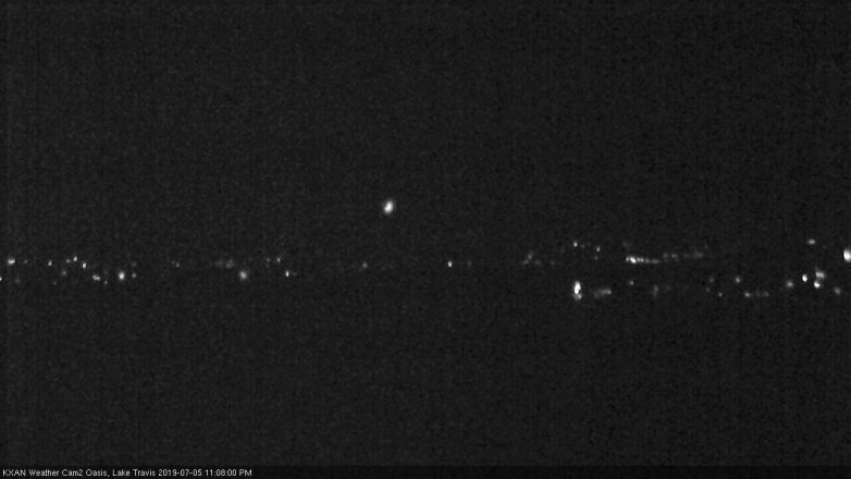Lake Travis webcam, July 5, 2019 10:10 PM CT