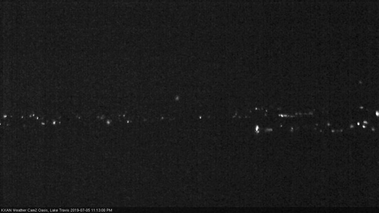 Lake Travis webcam, July 5, 2019 10:15 PM CT