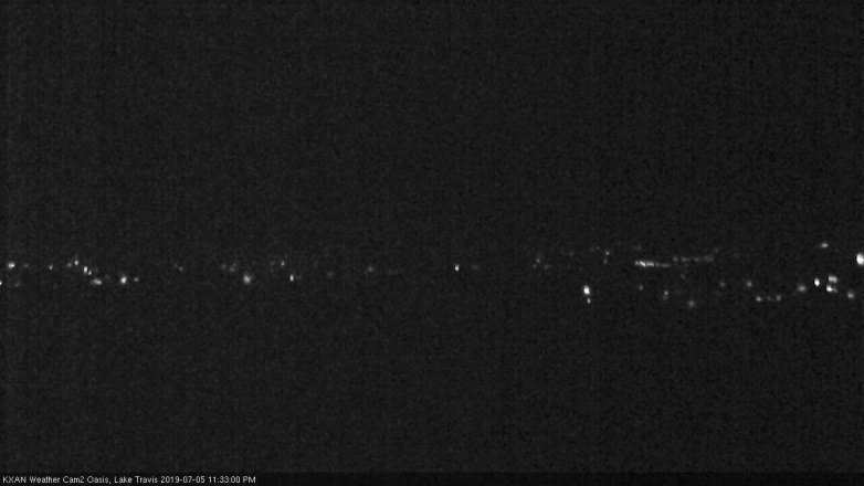 Lake Travis webcam, July 5, 2019 10:35 PM CT