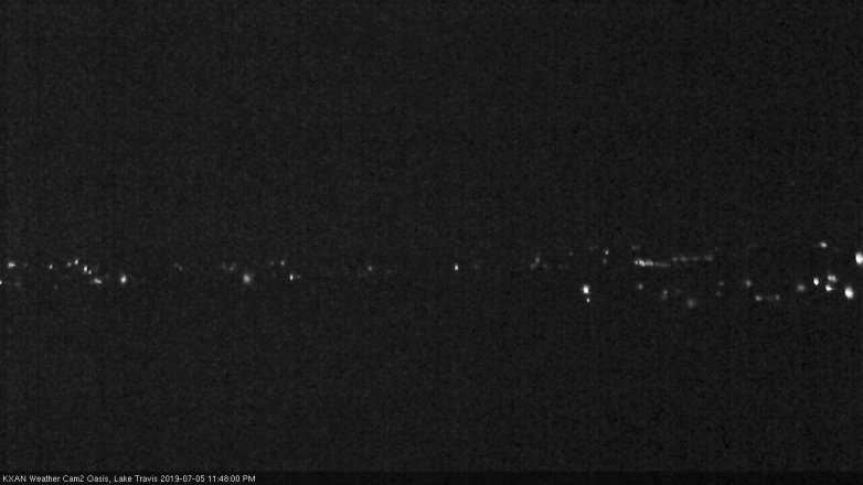 Lake Travis webcam, July 5, 2019 10:50 PM CT