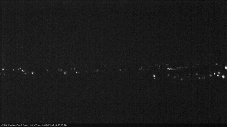Lake Travis webcam, July 5, 2019 10:55 PM CT