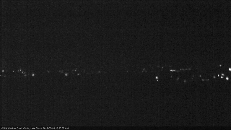 Lake Travis webcam, July 5, 2019 11:05 PM CT