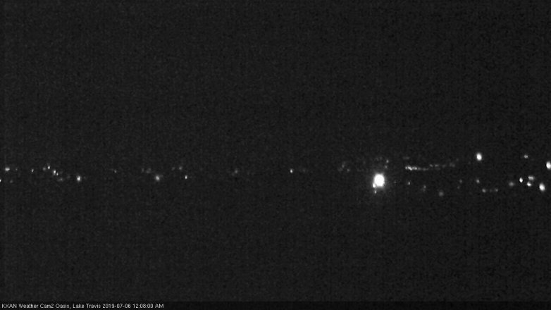 Lake Travis webcam, July 5, 2019 11:10 PM CT