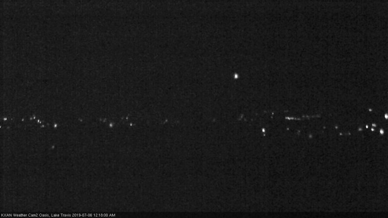 Lake Travis webcam, July 5, 2019 11:20 PM CT