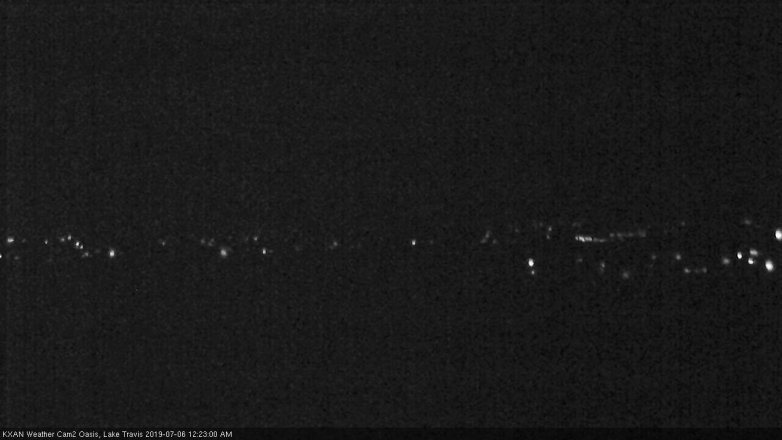Lake Travis webcam, July 5, 2019 11:25 PM CT