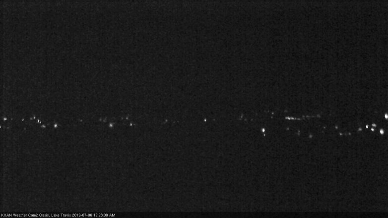 Lake Travis webcam, July 5, 2019 11:30 PM CT