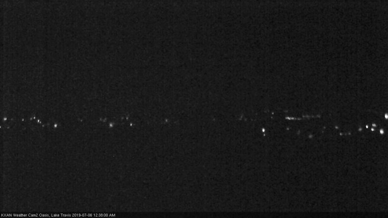 Lake Travis webcam, July 5, 2019 11:40 PM CT