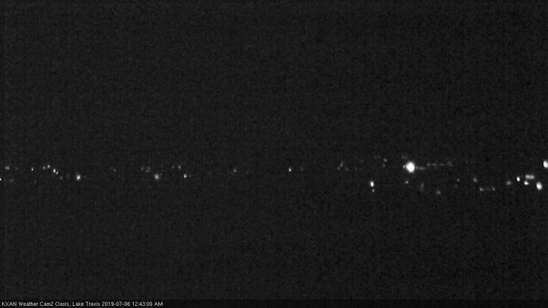 Lake Travis webcam, July 5, 2019 11:45 PM CT