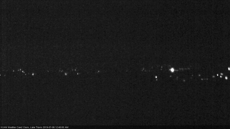 Lake Travis webcam, July 5, 2019 11:50 PM CT